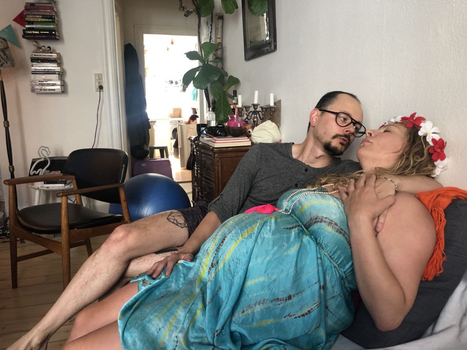 Laura og Matteos Flowfødsel med mig